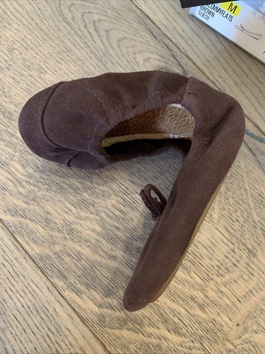 New Nine West Flexible Flats Size 6 LuvMyFlat2 Brown Suede Shoes Travel Comfort - Picture 4 of 11
