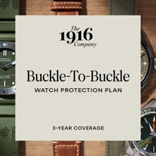 The 1916 Empresa Hebilla Para Hebilla 3-Year Garantía Relojes de Un