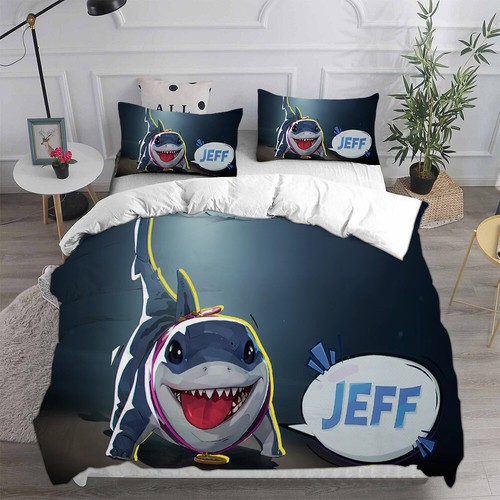 Marvel Rivals Jeff the Land Shark 3D Duvet Cover Bedding Set Pillowcase Quilt - Picture 24 of 36