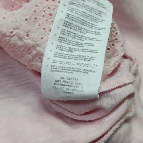 Camisa Odd Molly 1-S Rosa Algodón Jersey Relajado Manga Dolman Top Blusa 152 - Imagen 9 de 14