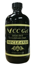 Soak Off Gel UV/LED Super Shiny | CnC Top Coat No Cleanse Refill 8 oz