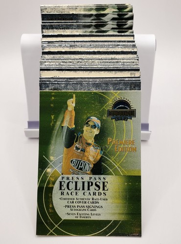Press Pass Eclipse 2002 Race Cards Premiere Edition Complete 50 Card Set - Picture 2 of 4