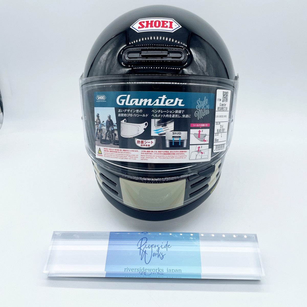 Shoei Glamster RESURRECTION TC-5 Full Face Helmet Size L