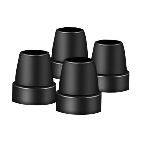 Lot de 4 embouts en caoutchouc de canne de rechange pour pieds de béquille - Picture 4 of 9