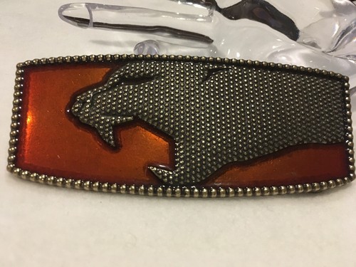 Vintage Cougar Mountain Lion Panther Belt Buckle  - Picture 12 of 12