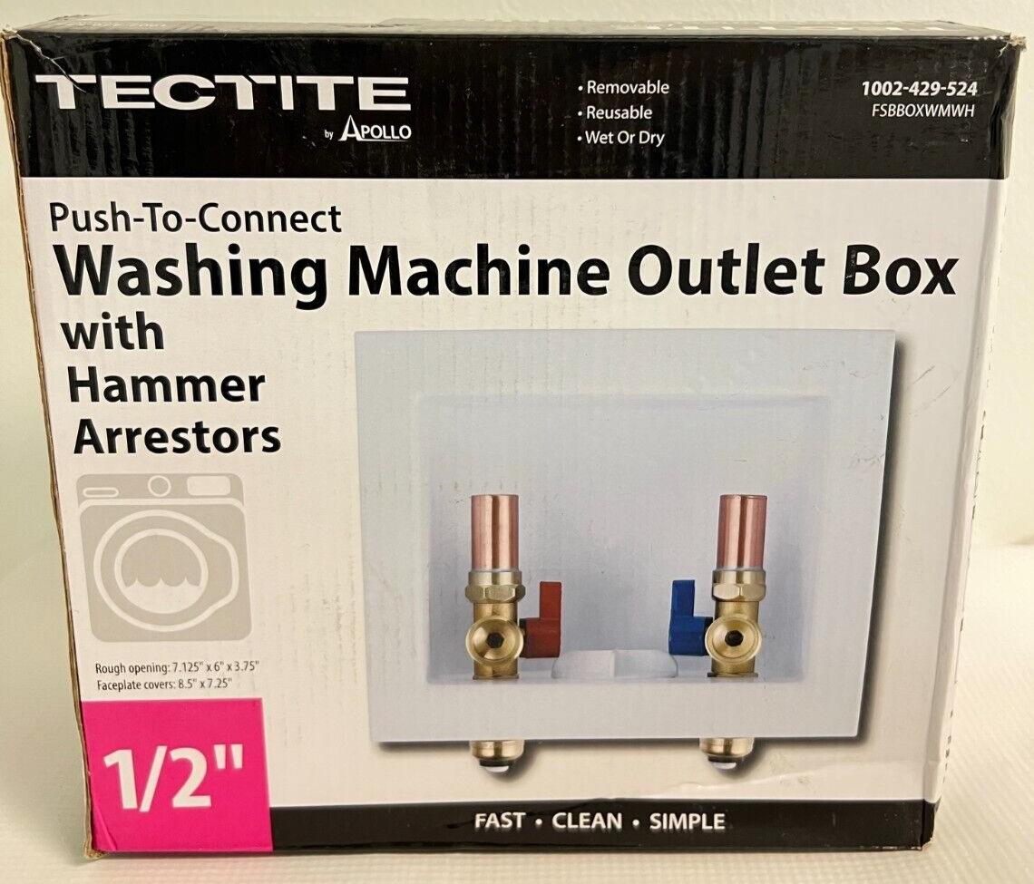 Tectite 1/2 Brass PushtoConnect X 3/4 Male Hose Thread, 58 OFF