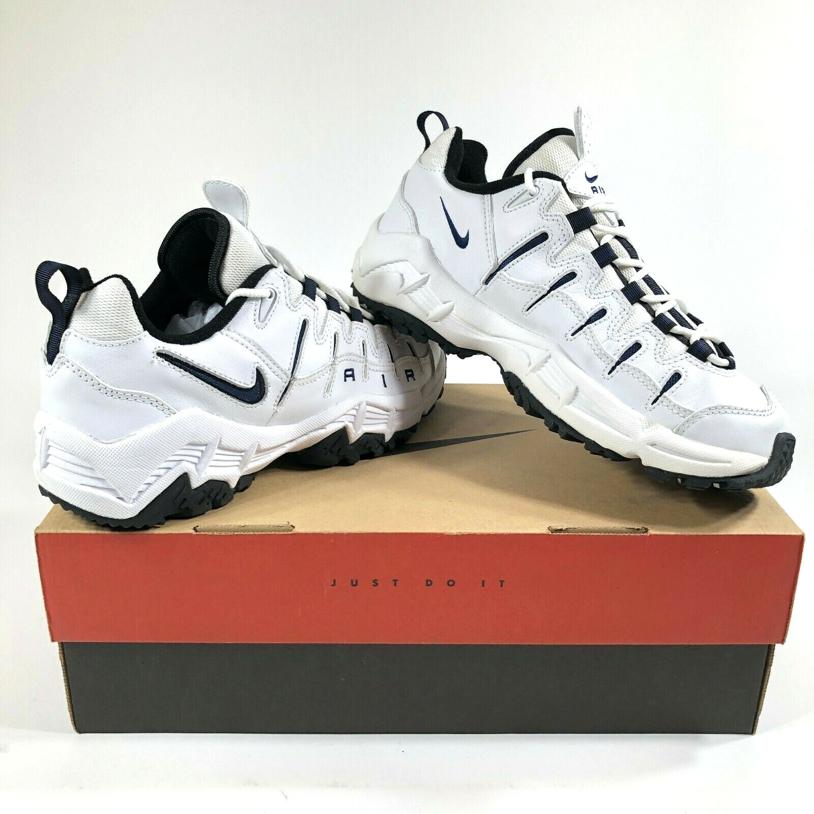 Nike Air périr Homme 10 Chaussures De Blanc old stock NOS DS Nike Air périr Homme 10 Chaussures De Blanc old stock NOS DS
