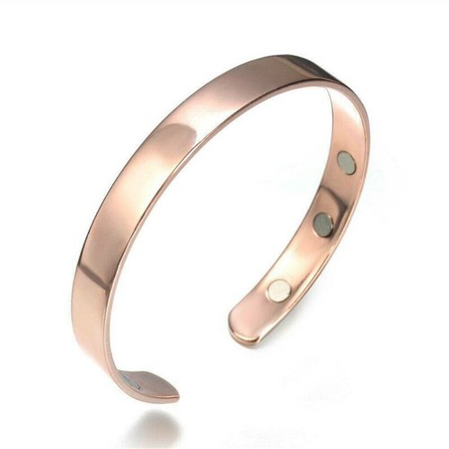 Copper Magnetic Bracelet Arthritis Therapy Energy Healing Pain Relief Man Women - Picture 3 of 12