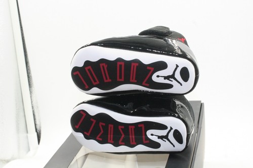 Air Jordan Retro 11 Gift Pack 72-10 Size 3c Soft Sole Black Gym Red - Picture 8 of 11