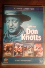 Don Knotts 4-Movie DVD Set Apple Dumpling Gang 1 & 2, Gus, Hot Lead Cold Feet