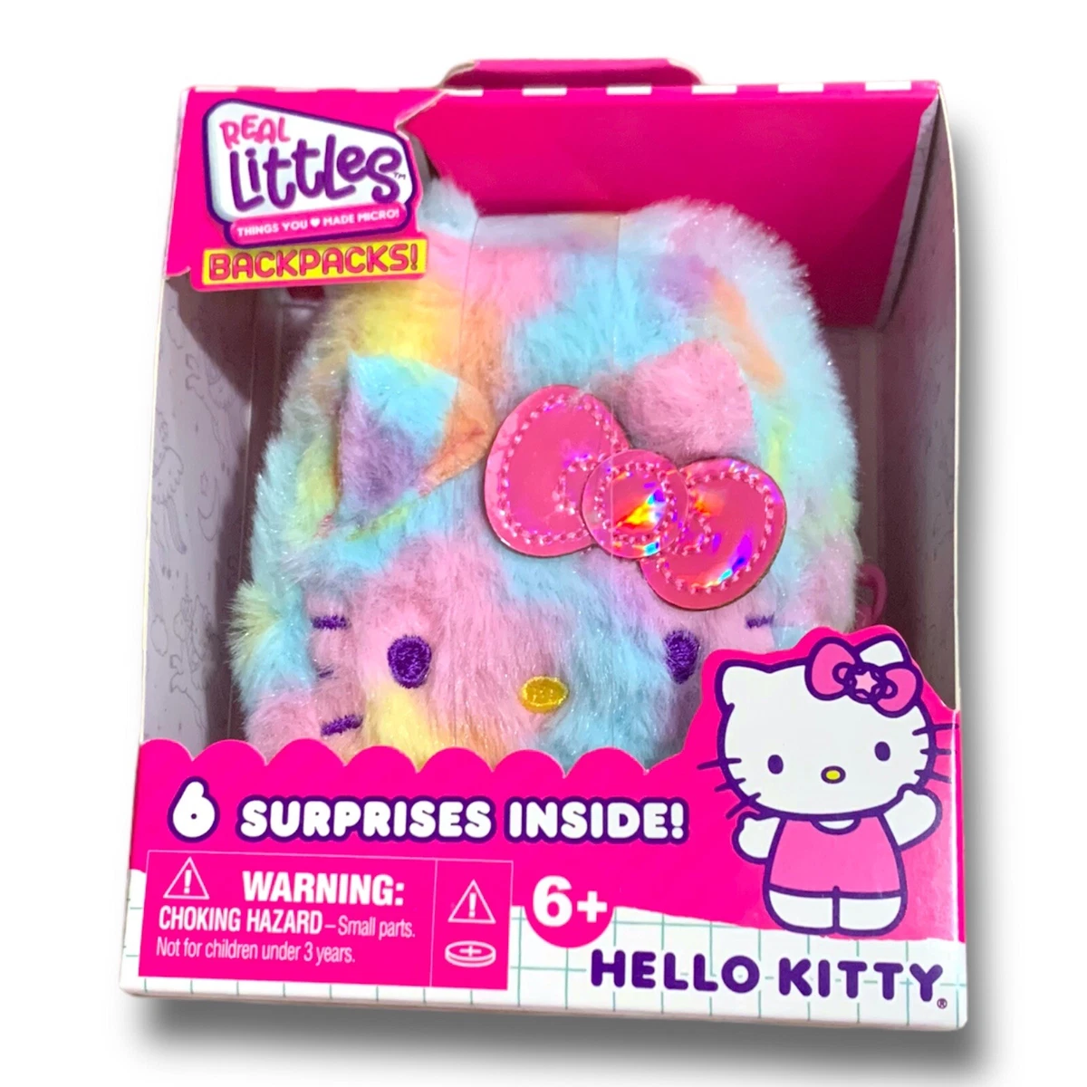 REAL LITTLES - Comes with Only 1 Backpack - Plushie Pet Backpacks. Soft,  Fluffy, Animal Micro Backpack with 4 Real Working Micro Stationery  Surprises