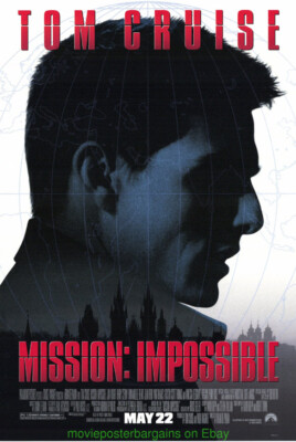 Mission: Impossible & M:I-2 ポスター 2枚セット MISSION IMPOSSIBLE I & II Advance Style Originals MOVIE POSTER