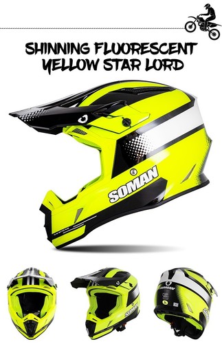 Motocross Motorcycle Helmet Outdoor mountain biking rally helmet Set Unisex DOT - Bild 16 von 40