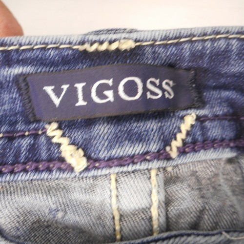 Vigoss Heritage Fit Size 10 32W Capri Mid Rise Medium Wash Women’s Jeans - Picture 12 of 12