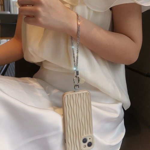 Keychain Diamond Crystal Anti-lost Rope Bright Chain Straps Phone Accessories - 第 5/16 張圖片