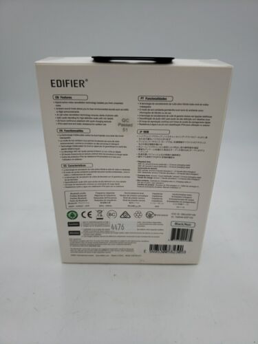Edifier TWS330 NB Noise Canceling Wireless Earphones IP54 Waterproof Black - Picture 2 of 4