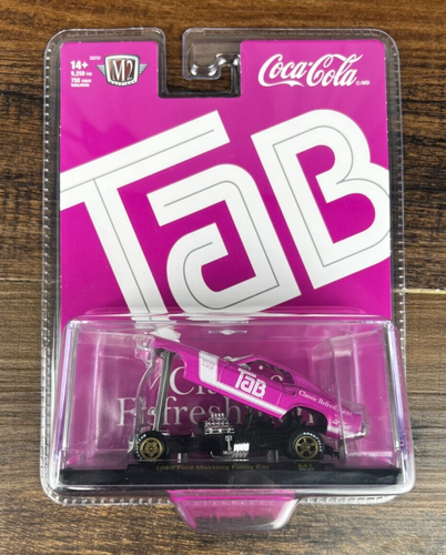 1969 Ford Mustang Funny Car Tab M2 Machines 1:64 Scale Coca-Cola - Bild 1 von 8