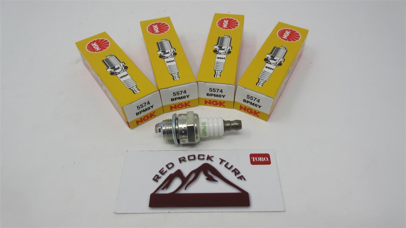 4 Genuine NGK 5574 BPM8Y Spark Plug
