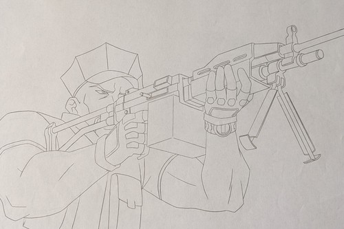 GI JOE Resolute Drawing Set Cobra Commander Gung Ho Storm Shadow - Hasbro 2009 - Picture 6 of 10
