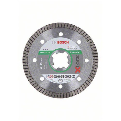 Bosch 2608615131 x-Lock Ceramica Turbo Disco Diamantato 115x22.23x1.4x7mm - Foto 2 di 2