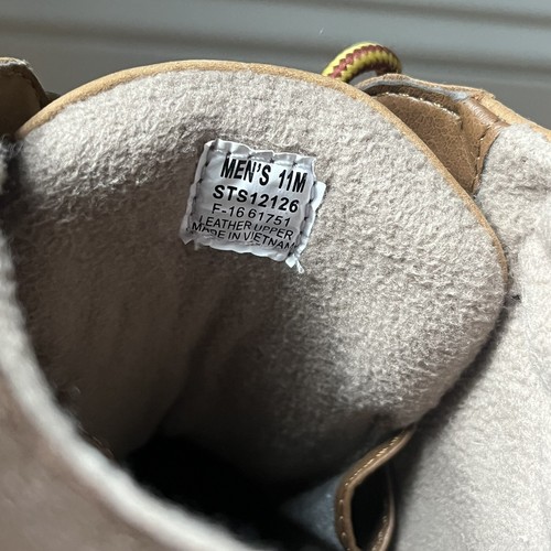 Sperry Top Sider Shoes Avenue Duck Boots Tan Men 11M Leather Waterproof STS12126 - Picture 10 of 19