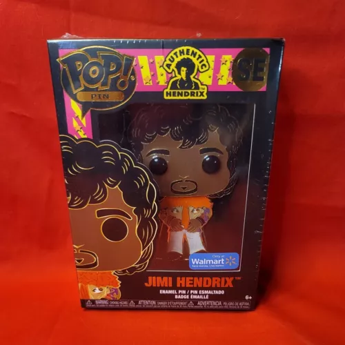 Funko Pop! - Jimi Hendrix Pin - Walmart Exclusive SE Authentic Hendrix-Brand New