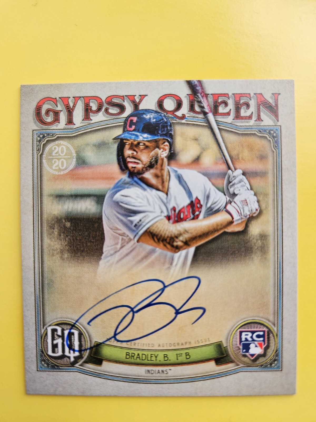 2020 Topps Gypsy Queen Mini Rookie Autographs #MRABB Bobby Bradley RC 72/99 -$20