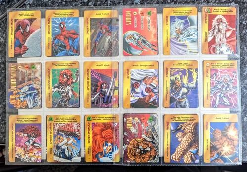 1995 Marvel Overpower Premiere complete set 346 cards + 4 Any Hero Crds UNPLAYED - Picture 12 of 24