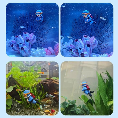 Diver Fish Tank Aquarium Decor Diver Floating Device Fish Tank Diver Ornament - Picture 6 of 18