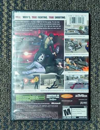 True Crime: Streets of LA (Microsoft Xbox) Tested - Fast Shipping - Picture 2 of 4
