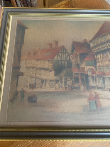 Louis Whirter (1873-1932) Original Signed Framed Etching Street Scene. 1922 - Picture 9 of 12