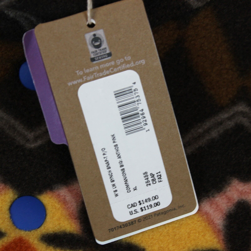 NEW Patagonia Synchilla Women's XL Champions Big Anthos Pink Snap T Fleece - Picture 5 of 15