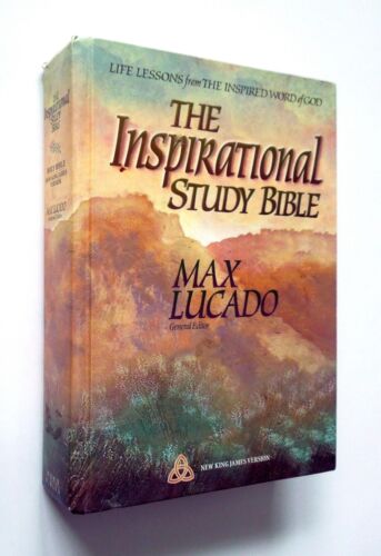 The Inspirational Study Bible (NKJV) - Max Lucado (editor), 1995 hc, Word Bibles