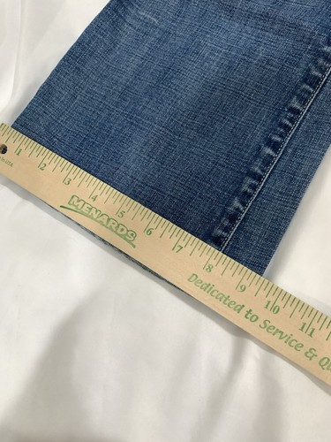 Pantalones de mezclilla para mujer Joe's lavado medio talla 28. Pierna ancha Harvey Wash Muse. Alterado - Imagen 3 de 10