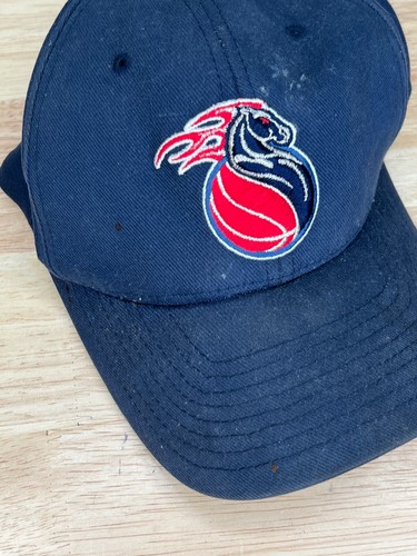 Vintage Nike Detroit Pistons Hat Mens Blue One Size Baseball Cap NBA Basketball - Picture 3 of 12
