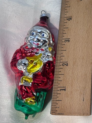 Vintage Christmas Ornaments Glass Musicians Duck Fish Snowman Elephant Decanter - Picture 12 of 24