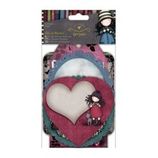 DIE-CUT NOTELETS-Santoro London Simply Gorjuss Girl-Paper Die Cuts-Journaling