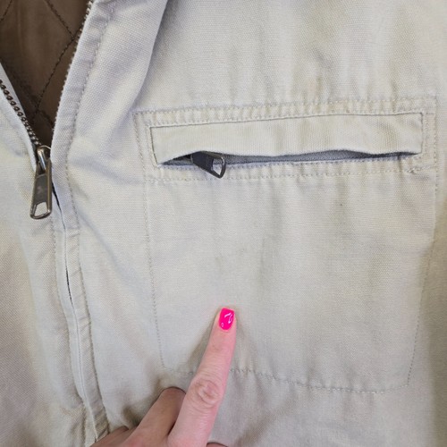 Vintage Mossimo Chore Coat Mens XL Quilted Insulated Grunge Y2K Barn Jacket Work - Picture 6 of 20