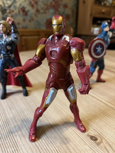Hasbro Marvel Avengers Action Figures Group/Hulk-Iron Man-Thor-Captain America - Picture 7 of 18