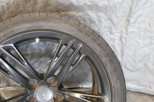 2019 CHEVROLET CAMARO ZL1 1LE OEM REAR WHEEL RIM 19X12 +41 GOODYEAR TIRE #14582 - Picture 3 of 11