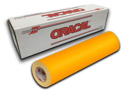 12'' X 10yd - Golden Yellow Matte Oracal 631 Exhibition Cal Roll
