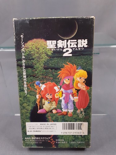 NINTENDO SUPER FAMICOM SFC Secret of Mana Seiken Densetsu 2 Japanese Boxed - Picture 9 of 13