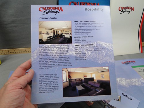 1997 California Speedway Media Guide Press Kit - Picture 5 of 17