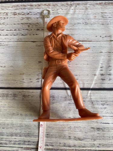 Vintage 1964 Louis Marx Co. Cowboys Plastic Figure 5 1/2" Lot 2 Cowboy Figures - Picture 3 of 8