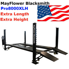 Mayflower Blacksmith Heavy Duty Four Post Lift Extra Length Height Pro8000xlh