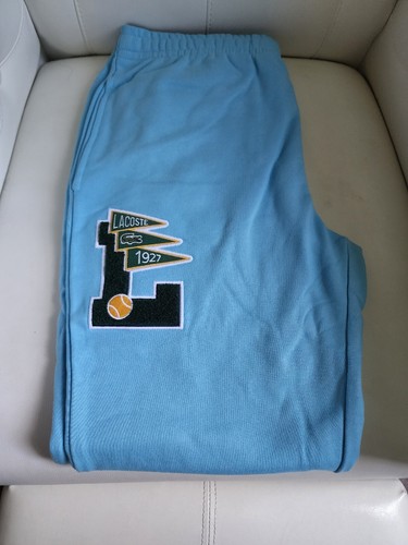 Lacoste Fleece Pennants L Badge Tracksuit Jogger Pants XH7442 Men's Size 5 LARGE - Picture 2 of 3