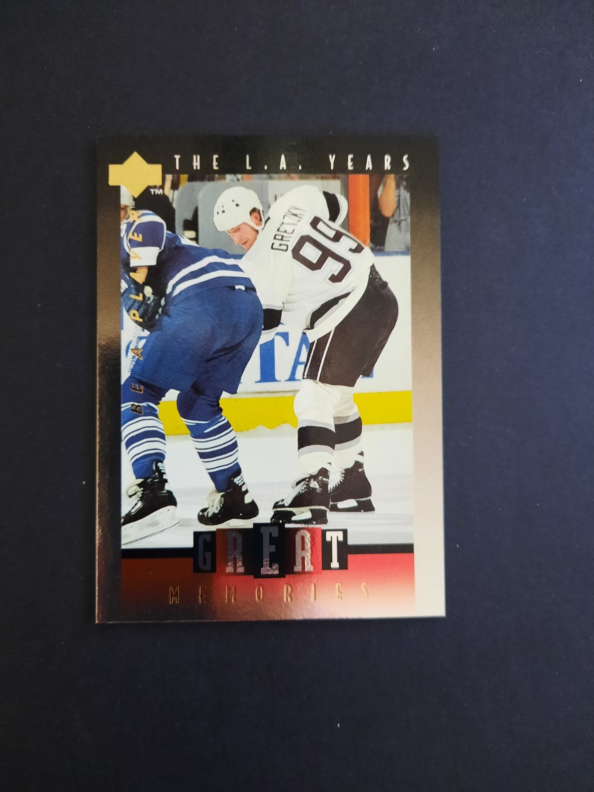 1995-96 Upper Deck Be a Player Wayne Gretzky Great Memories #GM08