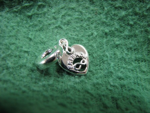 Beautiful PANDORA Sterling Silver ALE 925 Charm  FOREVER FRIENDS  New In Bag - Picture 1 of 2