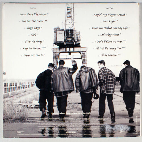New Kids on the Block - Face the Music (1994) Vinyl LP White Label Promo • NKOTB - Picture 2 of 2