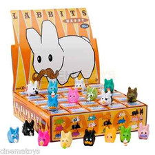 Frank Kozik for Kidrobot Labbits Happy Mini Series 1.5" Complete Box SEALED RARE